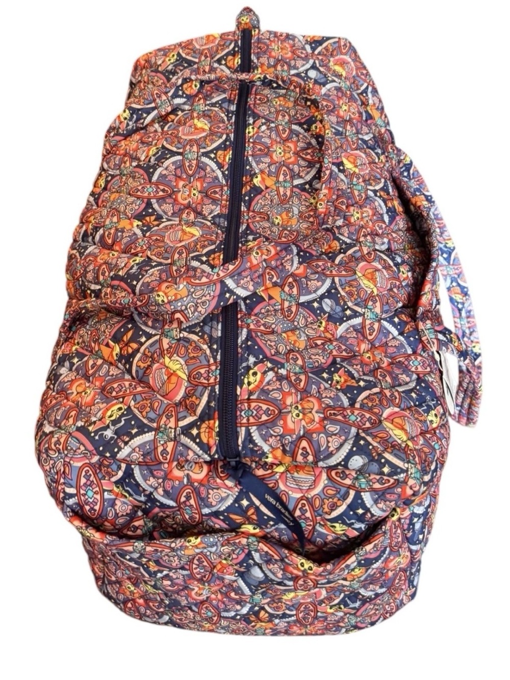 Star Wars Vera Bradley Large Travel Duffel Bag, Mandalorian Grogu Design, NWT